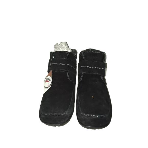 NWT Propet Women's Delaney Strap Ankle Boot, Black Suede Leather Size 6 X(2E) - Picture 4 of 7